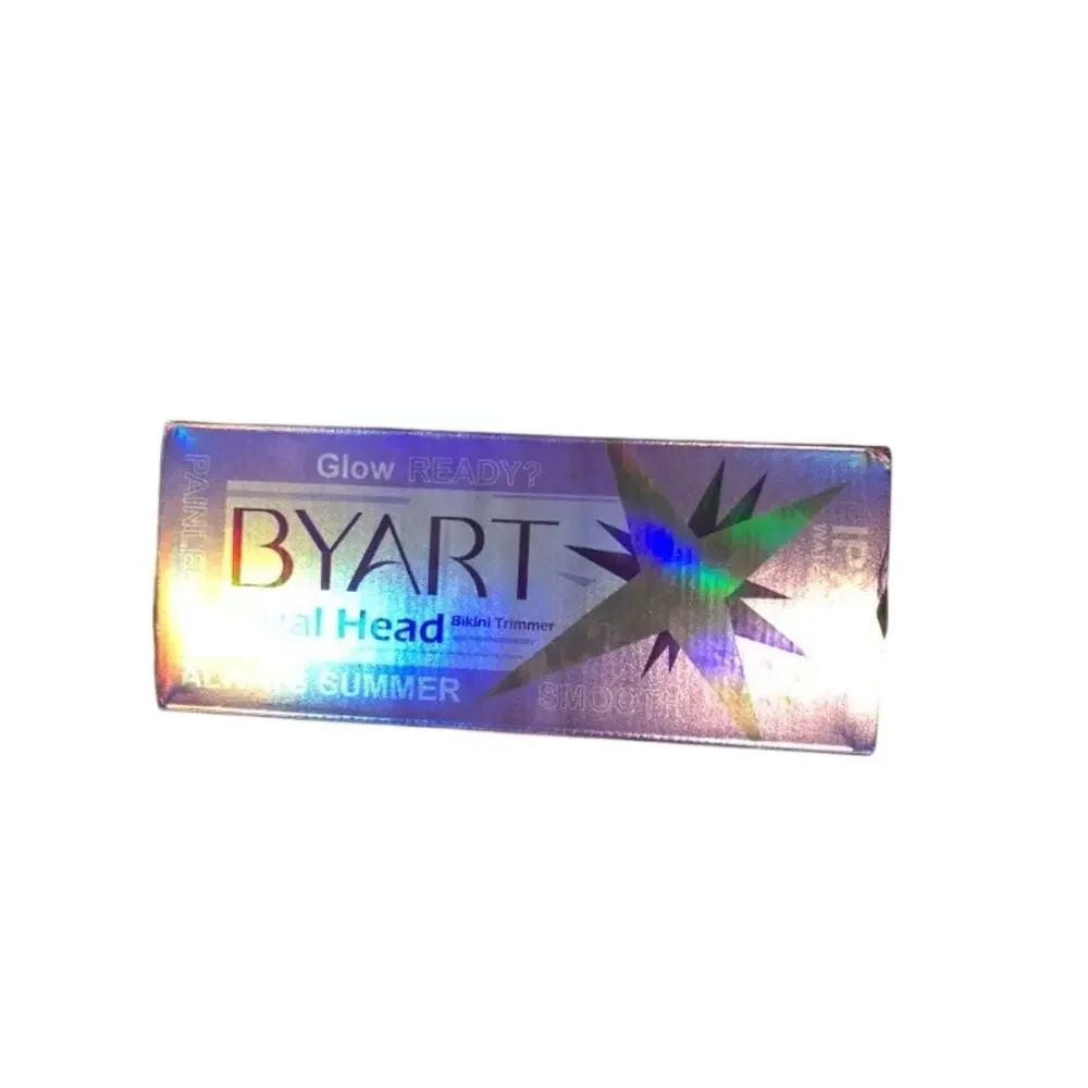New BYART 2-In-1 Bikini Trimmer For Women Body Shaver USB Rechargeable Purple